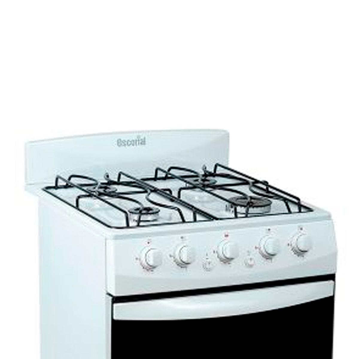 Cocina Escorial Palace Cristal Blanca Gas Licuado Color Blanco